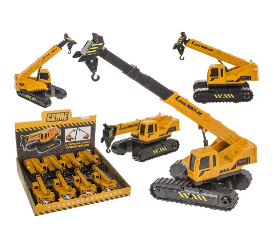 Παιχνίδι Γερανός Με Κινούμενα Τμήματα Κίτρινο/Μαύρο Πλαστικό 21cm