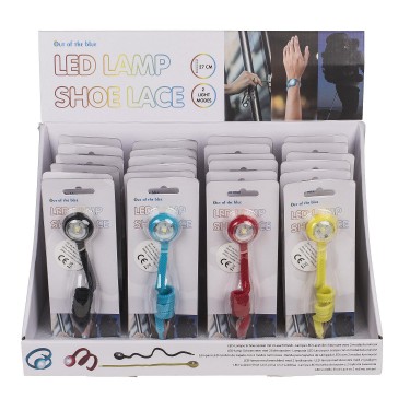 Μίνι Φακός LED Σε Κορδόνι 27cm Με 2 Επίπεδα Φωτεινότητας Πλαστικό 3x1.5cm Μπαταρίας Σε 4 Χρώματα