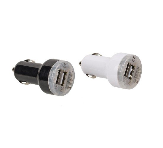 Φορτιστής Αυτοκινήτου Με 2 USB Θύρες 1Ah/2.1Ah Και Φως LED Σε 2 Χρώματα Φορτιστής Αυτοκινήτου Με 2 USB Θύρες 1Ah/2.1Ah Και Φως LED Σε 2 Χρώματα