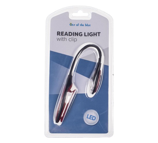 Φακός LED Διάβασματος Με Κλιπ Πλαστικό 16m Μπαταρίας Σε 3 Χρώματα