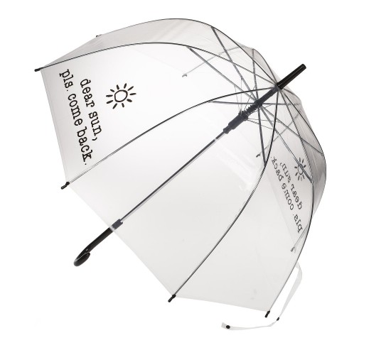 Ομπρέλα Dome Διάφανη Με Σχέδιο Και Αυτόματο Άνοιγμα 85cm Σε 4 Σχέδια