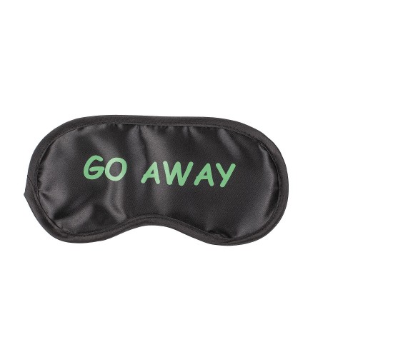 Μάσκα Ύπνου Με Slogan Στα Αγγλικά Μαύρο Σε 6 Σχέδια