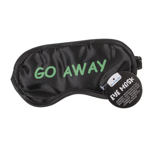 Μάσκα Ύπνου Με Slogan Στα Αγγλικά Μαύρο Σε 6 Σχέδια