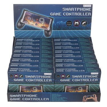 Βάση Κινητού Σε Χειριστήριο Για Παιχνίδια Πτυσσόμενο Μαύρο Πλαστικό 16x12cm