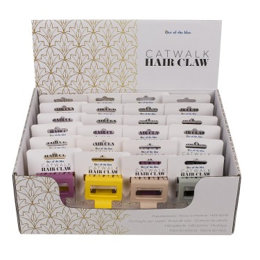 Κλιπ Μαλλιών Πλαστικό/Μέταλλο 5cm Σε 8 Χρώματα