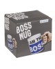 Κούπα -I AM THE BOSS- 1lt Λευκό/Μπλε Κεραμικό 13x11cm