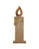 Stand Relief Κερί -Otonal- Mdf Ecru Orange PU 16 7x5x20.5cm Stand Relief Κερί -Otonal- Mdf Ecru Orange PU 16 7x5x20.5cm