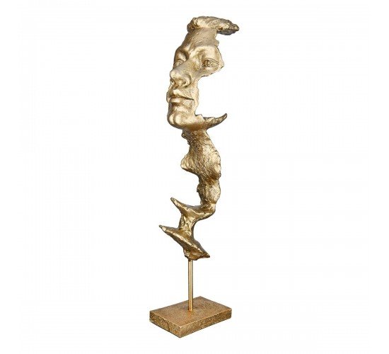 Διακοσμητικό ArteLibre Πρόσωπο Χρυσό Polyresin 10x6.5x40.5cm Διακοσμητικό ArteLibre Πρόσωπο Χρυσό Polyresin 10x6.5x40.5cm
