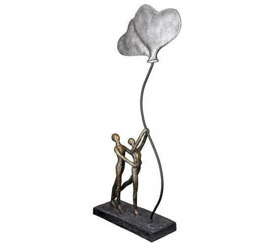 Γλυπτό -Love Balloon- Couple Motif Πολυρεζίνη Μπρούντζινο PU 20x7.5x48cm Γλυπτό -Love Balloon- Couple Motif Πολυρεζίνη Μπρούντζινο PU 20x7.5x48cm