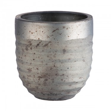 Φωτιστικό -Champs- Γυαλί Γκρι 8x8cm