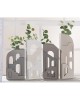 Βάζο ArteLibre Οίκος Γκρι Κεραμικό 14.5x8x35cm Βάζο ArteLibre Οίκος Γκρι Κεραμικό 14.5x8x35cm
