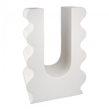 Βάζο -Foggia- Κεραμικό Μπεζ 9x22x32cm