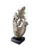 Γλυπτό -Female Mask- Face Motif Πολυρεζίνη Μπρούντζινο PU 15x10x31.5cm Γλυπτό -Female Mask- Face Motif Πολυρεζίνη Μπρούντζινο PU 15x10x31.5cm