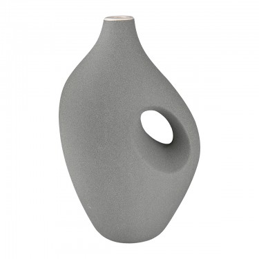 Βάζο -Radon- Κεραμικό Μπεζ/Γκρι 11x18x28.5cm