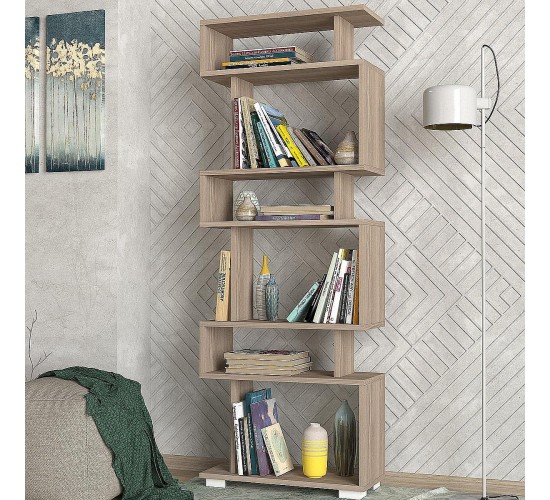 Βιβλιοθήκη ArteLibre OSMOND Cordoba Μοριοσανίδα/Μελαμίνη 60x20x157cm Βιβλιοθήκη ArteLibre OSMOND Cordoba Μοριοσανίδα/Μελαμίνη 60x20x157cm