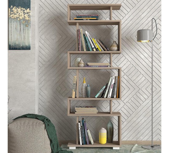 Βιβλιοθήκη ArteLibre OSMOND Cordoba Μοριοσανίδα/Μελαμίνη 60x20x157cm Βιβλιοθήκη ArteLibre OSMOND Cordoba Μοριοσανίδα/Μελαμίνη 60x20x157cm