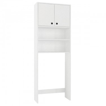 Έπιπλο Πλυντηρίου ArteLibre ABETTI Λευκό Μοριοσανίδα/Μελαμίνη 65x25x180cm