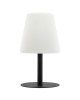 Επιτραπέζιο Φωτιστικό LED Φορητό MIMI Με Καπέλο Πίνακας Σημειώσεων Μαύρο/Λευκό Μέταλλο/Πλαστικό 15.5x15.5x27.5cm