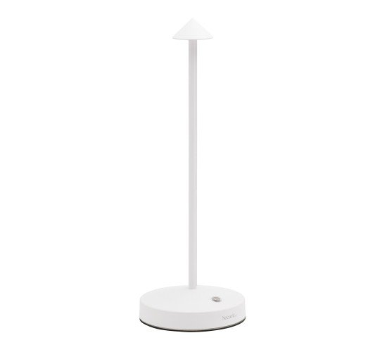 Επιτραπέζιο Φωτιστικό LED Φορητό ANGELINA Λευκό Αλουμίνιο 10.5x10.5x30cm