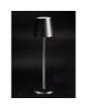 Επιτραπέζιο Φωτιστικό LED Φορητό FELINE Μαύρο Αλουμίνιο 11x11x37.5cm