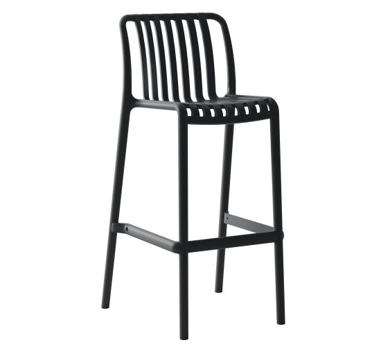 Σκαμπό Bar ArteLibre TAHITI Μαύρο PP 47x38x102cm Σκαμπό Bar ArteLibre TAHITI Μαύρο PP 47x38x102cm