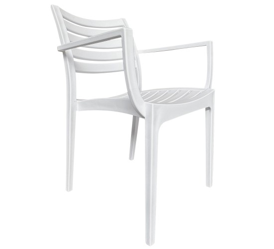 Πολυθρόνα Κήπου ArteLibre BORA-BORA Λευκό PP 57x57x83cm Πολυθρόνα Κήπου ArteLibre BORA-BORA Λευκό PP 57x57x83cm