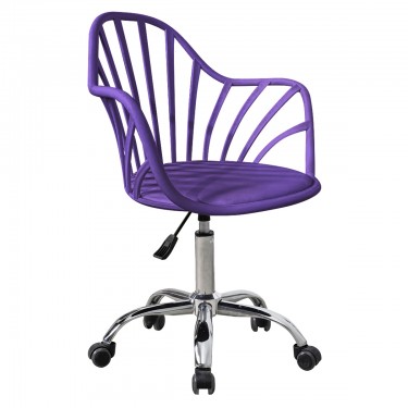 Καρέκλα Γραφείου ArteLibre SRI-LANKA Μοβ PP/PU 56.5x55.5x83cm