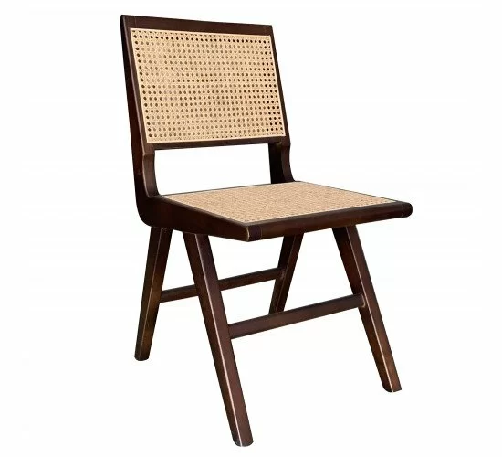 Καρέκλα Επαγγελματική COEUS Wenge/Φυσικό Ξύλο/Rattan 44x41x86cm Καρέκλα Επαγγελματική COEUS Wenge/Φυσικό Ξύλο/Rattan 44x41x86cm