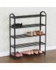 Παπουτσοθήκη ArteLibre DOZER Με 5 Ράφια Μαύρο Μέταλλο 62x20x79cm