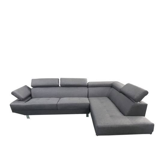 Καναπές Γωνιακός ArteLibre MASAL Γκρι Ύφασμα 280x185x85cm Καναπές Γωνιακός ArteLibre MASAL Γκρι Ύφασμα 280x185x85cm