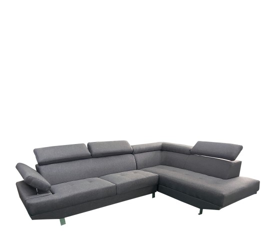Καναπές Γωνιακός ArteLibre MASAL Γκρι Ύφασμα 280x185x85cm Καναπές Γωνιακός ArteLibre MASAL Γκρι Ύφασμα 280x185x85cm