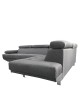 Καναπές Γωνιακός ArteLibre MASAL Γκρι Ύφασμα 280x185x85cm Καναπές Γωνιακός ArteLibre MASAL Γκρι Ύφασμα 280x185x85cm