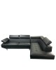 Καναπές Γωνιακός ArteLibre MASAL Μαύρο PU 280x185x85cm Καναπές Γωνιακός ArteLibre MASAL Μαύρο PU 280x185x85cm
