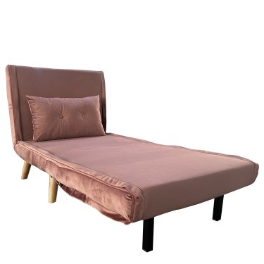 Πολυθρόνα ArteLibre ALFHARD Σάπιο Μήλο Ύφασμα 77x80x79cm