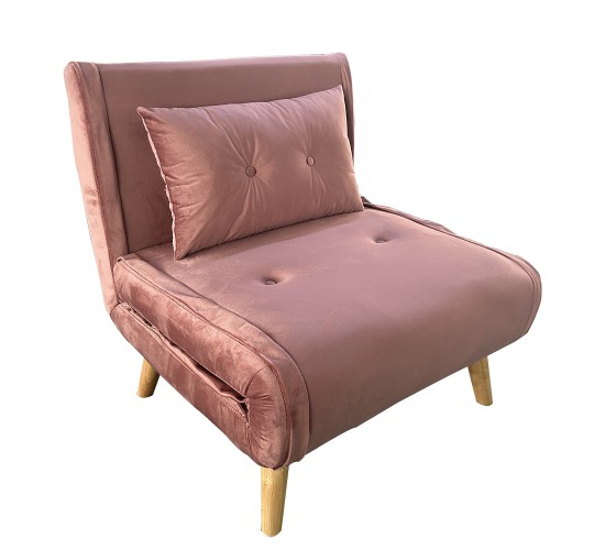 Πολυθρόνα ArteLibre ALFHARD Σάπιο Μήλο Ύφασμα 77x80x79cm