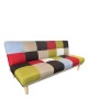 Καναπές Κρεβάτι Τριθέσιος ArteLibre SELKIE Πολύχρωμο Ύφασμα 180x80x75cm