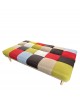Καναπές Κρεβάτι Τριθέσιος ArteLibre SELKIE Πολύχρωμο Ύφασμα 180x80x75cm