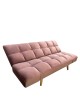 Καναπές Κρεβάτι Τριθέσιος ArteLibre ELVINA Σάπιο Μήλο Ύφασμα 182x82x88cm