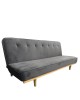 Καναπές Κρεβάτι Τριθέσιος ArteLibre CELESTE Γκρι Ύφασμα 193x85x88cm