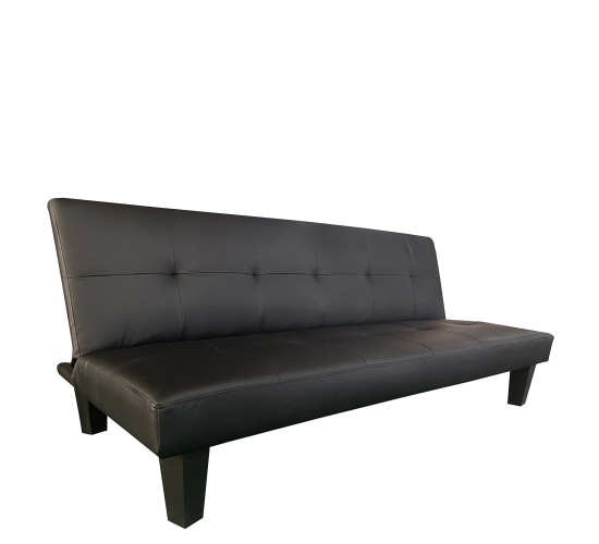 Καναπές Κρεβάτι Τριθέσιος ArteLibre NAHELE Μαύρο PU 82x82.5x78cm Καναπές Κρεβάτι Τριθέσιος ArteLibre NAHELE Μαύρο PU 82x82.5x78cm