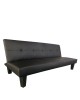 Καναπές Κρεβάτι Τριθέσιος ArteLibre NAHELE Μαύρο PU 82x82.5x78cm Καναπές Κρεβάτι Τριθέσιος ArteLibre NAHELE Μαύρο PU 82x82.5x78cm