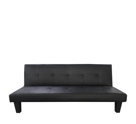 Καναπές Κρεβάτι Τριθέσιος ArteLibre NAHELE Μαύρο PU 82x82.5x78cm Καναπές Κρεβάτι Τριθέσιος ArteLibre NAHELE Μαύρο PU 82x82.5x78cm