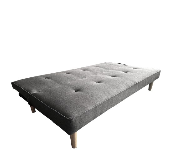 Καναπές Κρεβάτι Τριθέσιος ArteLibre MARILINA Γκρι Ύφασμα 181x86x75cm