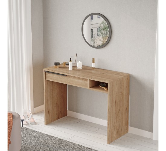 Τουαλέτα ArteLibre DEVON Φυσικό Μοριοσανίδα/Μέταλλο/Γυαλί 100x44.5x75cm