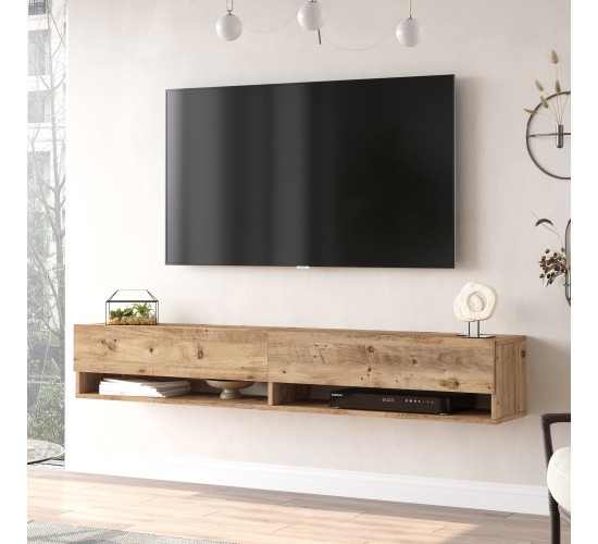 Έπιπλο Τηλεόρασης ArteLibre SONNING Πεύκο Μοριοσανίδα 180x31.6x29.6cm Έπιπλο Τηλεόρασης ArteLibre SONNING Πεύκο Μοριοσανίδα 180x31.6x29.6cm