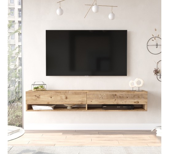 Έπιπλο Τηλεόρασης ArteLibre SONNING Πεύκο Μοριοσανίδα 180x31.6x29.6cm Έπιπλο Τηλεόρασης ArteLibre SONNING Πεύκο Μοριοσανίδα 180x31.6x29.6cm
