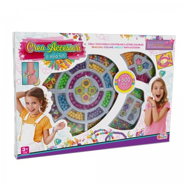 Επιτραπέζιο Παιχνίδι Σετ Δημιουργίας Βραχιολιών 43x32x5cm Πλαστικό Για 3  Ετών