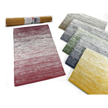 Χαλί Κουζίνας 100%  Βαμβακερό 60x120cm Σε 6 Χρώματα