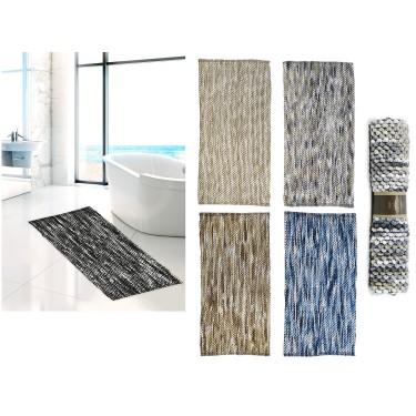Χαλί Μπάνιου 70%  Microfibre/30%  Βαμβάκι 60x120cm Σε 4 Χρώματα