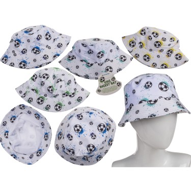 Καπέλο Παιδικό Ποδόσφαιρο Αδιάβροχο 100%  Polyester Μέγεθος One Size 18cm Σε 4 Σχέδια